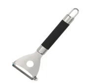 Utensilios de acero inoxidable con mango negro