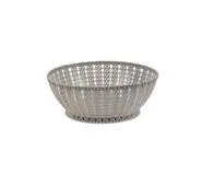 Plastic storage basket