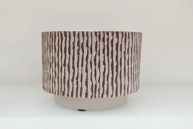 Macetas de cerámica, 13,8 × 13,8 × 15,8 cm, modelo 120745