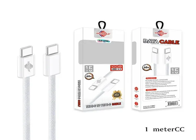 cable de datos, 1 m, 60 W