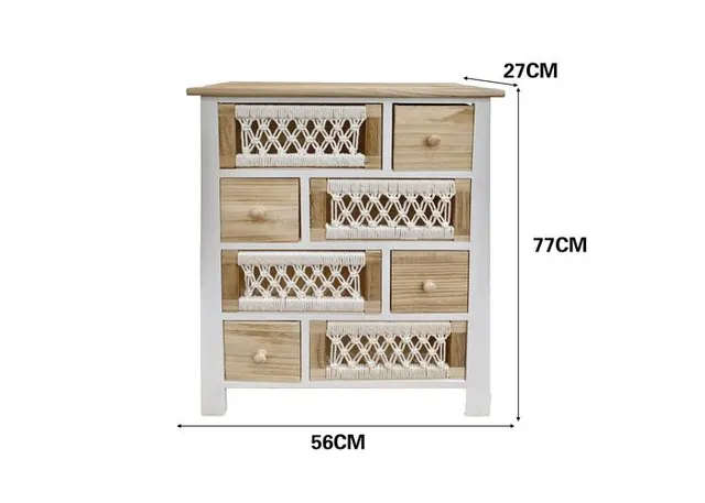 Gabinete de madera para almacenamiento, 56 × 27 × 77 cm, modelo 131401