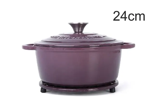 Olla alta, color morado
