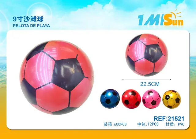Pelota de playa, 9 pulgadas, modelo 21521