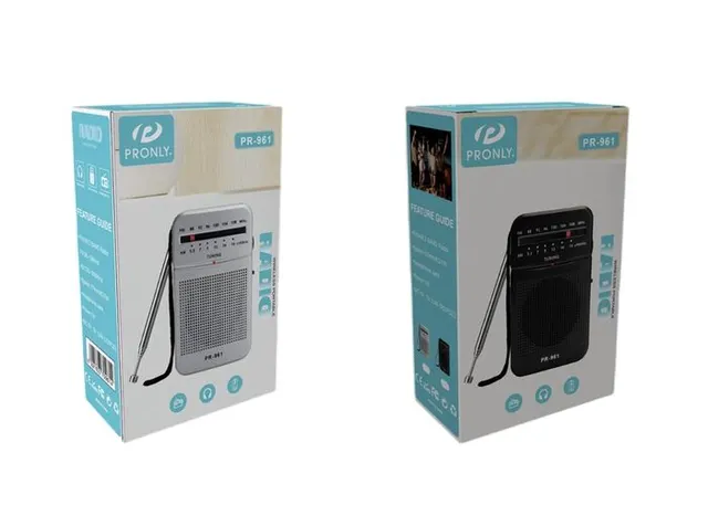 Grabadora de radiocassette, modelo PR-961