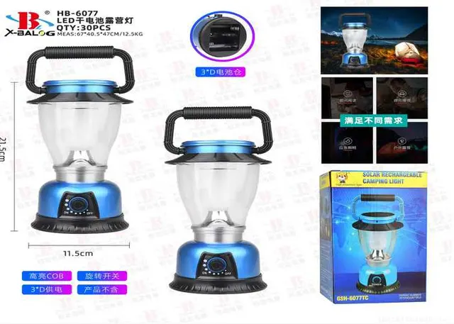 luces de acampada, modelo BL-HB-6077-COB