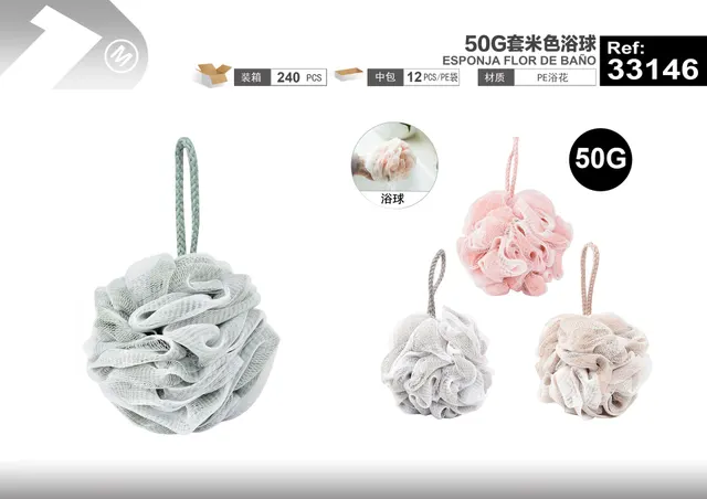 Bombas de baño, 50 g, color beige, modelo 33146