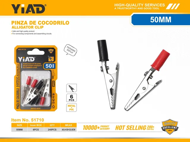 Clips aislantes, 6 piezas, ref. 51710
