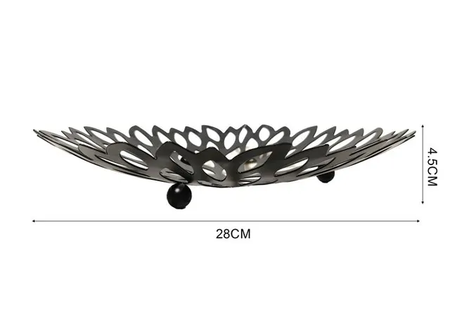 Frutero de hierro, modelo DM0637, color negro