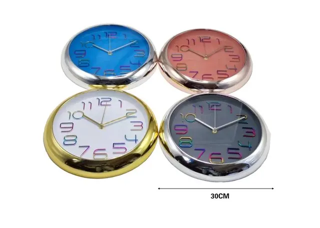 reloj de pared, modelo XH-744DC, 30 cm