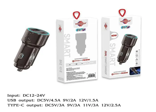 Cargador de coche, modelo CC-16A