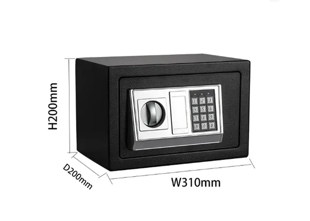 Caja fuerte, 20 × 31 × 20 cm