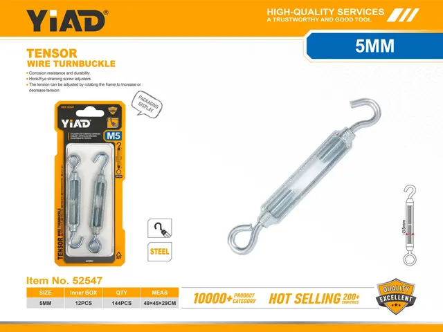 Tornillos especiales, 5 cm, 2 piezas