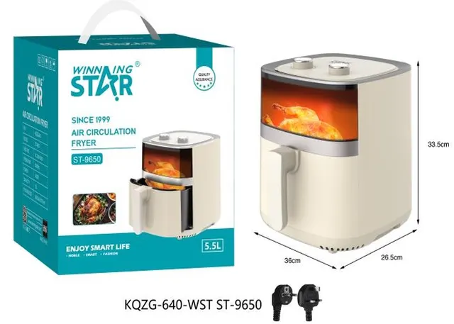 freidora de aire, 220 V, modelo ST-9650-220V