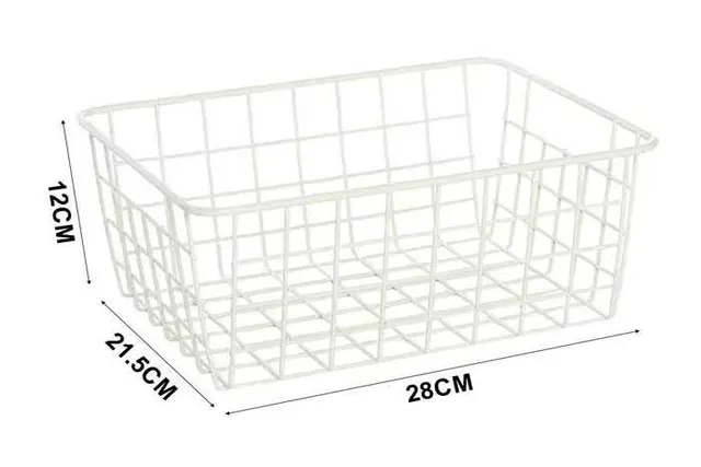 Cesta de almacenamiento de hierro forjado, modelo 110356