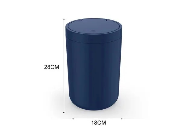 Cubo de basura, color azul, modelo 611264