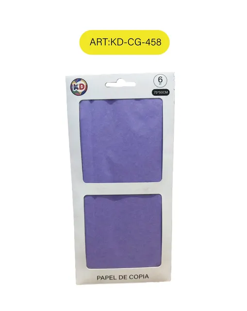 Papel de calco, 50 × 75 cm, 17 g, modelo KD-CG-458