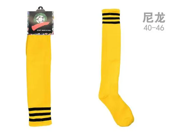 Calcetines deportivos, colores amarillo y negro, modelo 130202