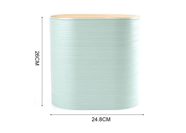 Cubo de basura, color verde, modelo 600611