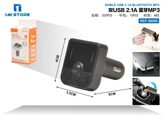 MP3 del coche, modelo MP3, color azul, modelo 56050