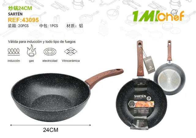 Wok, 24 cm