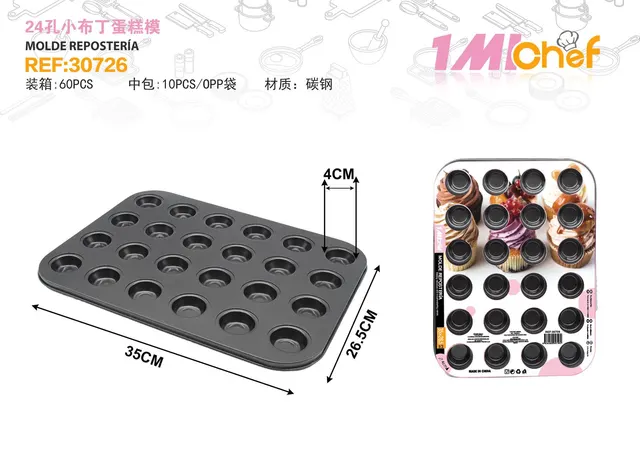 Moldes de acero al carbono, ref. 30726