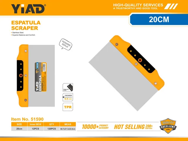Raspador, 8 pulgadas, ref. 51590