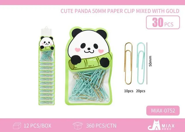 Clip de papel, 50 mm, modelo MIAX-0752