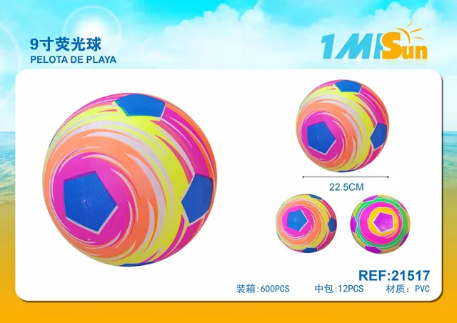 Pelota de playa, 9 pulgadas, modelo 21517