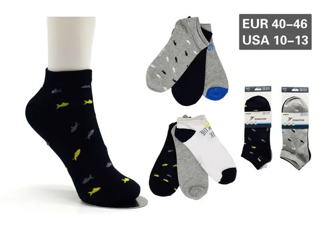 Calcetines tobilleros para hombre, modelo A8101-8