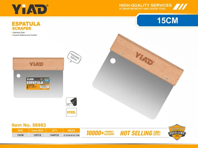 Raspador, 6 pulgadas, ref. 56983