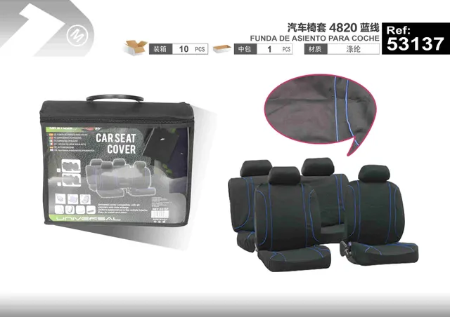 Fundas de asiento, color azul