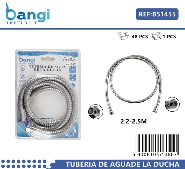 Mangueras de ducha, 2,5 m, modelo B51455