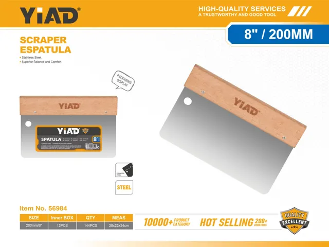 Raspador, 8 pulgadas, ref. 56984