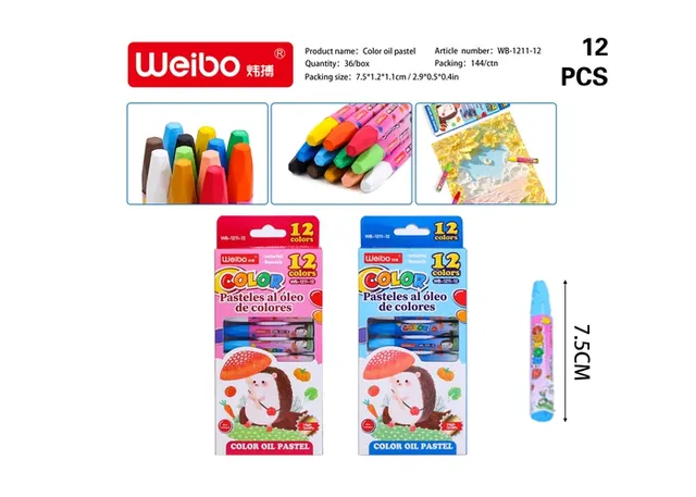 pastel al oleo, modelo WB-1211-12