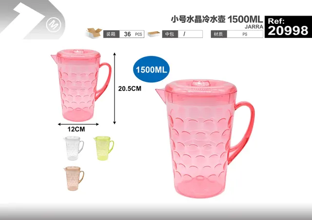 Jarra para bebidas frías, 1500 ml, ref. 20998