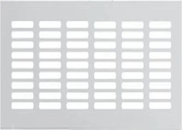 Salidas de aire, 30 cm, 20 cm, color negro
