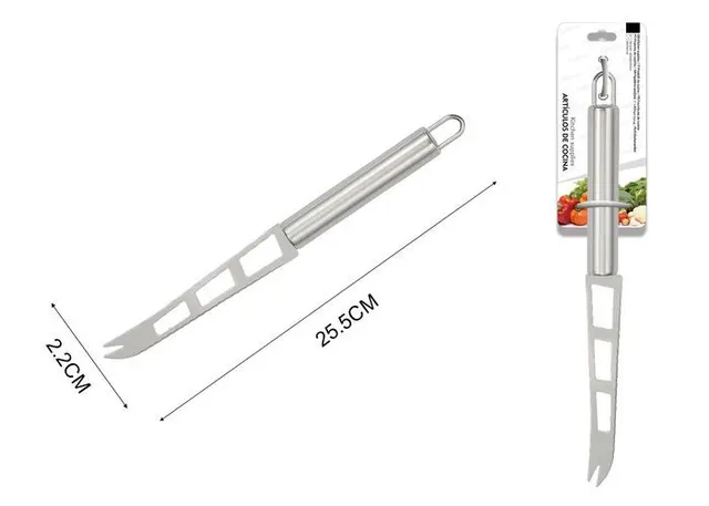 Utensilios de cocina con mango tubular redondo, 25,5 × 2,2 × 2 cm