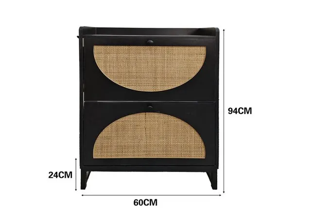 Gabinete de madera para almacenamiento, 60 × 24 × 94 cm, modelo 131391