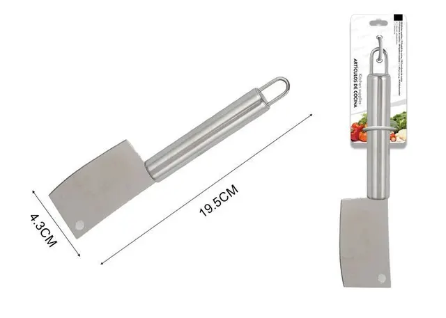 Utensilios de cocina con mango tubular redondo, 19,5 × 4,3 × 2 cm