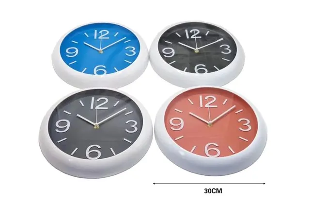 reloj de pared, modelo XH-746B, 30 cm