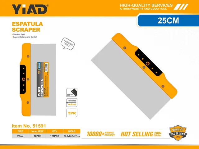 Raspador, 10 pulgadas, ref. 51591