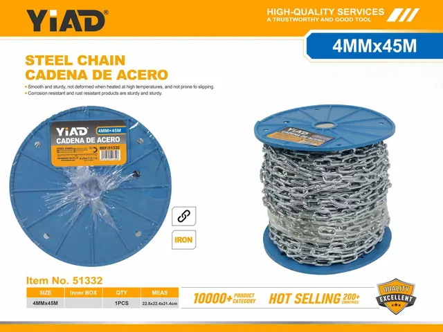 Cadenas, 4 mm, 45 m