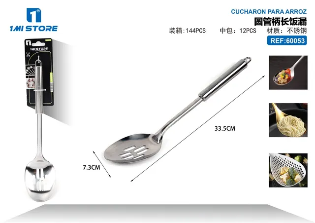 Utensilios de cocina con mango tubular redondo, ref. 60053