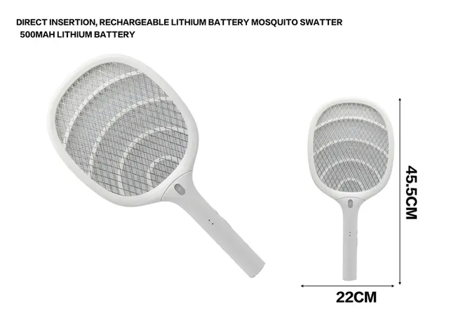 Raqueta eléctrica matainsectos, modelo 2256