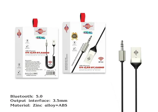 adaptador bluetooth, color azul, modelo CZ-07A