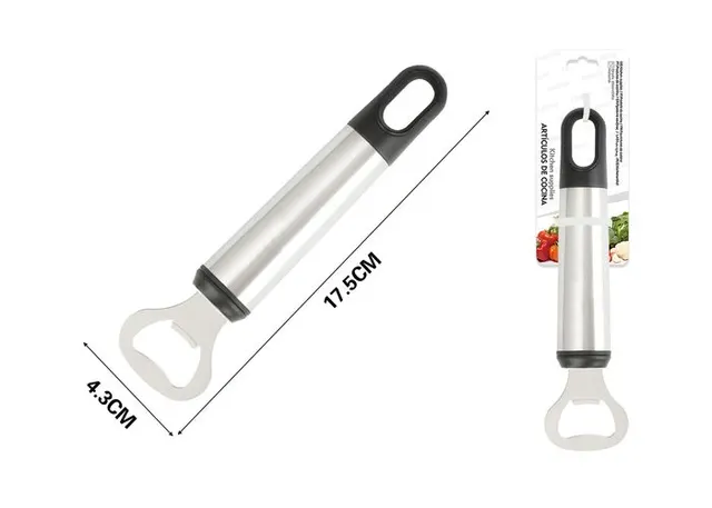Abridor para botellas de refresco, 17,5 × 4,3 cm