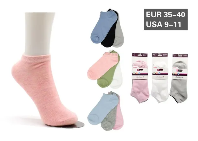 Calcetines tobilleros para mujer, modelo A7101-4
