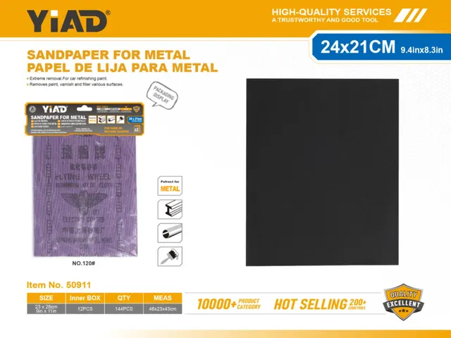 Serie de herramientas de desbaste, 4 piezas, ref. 50911