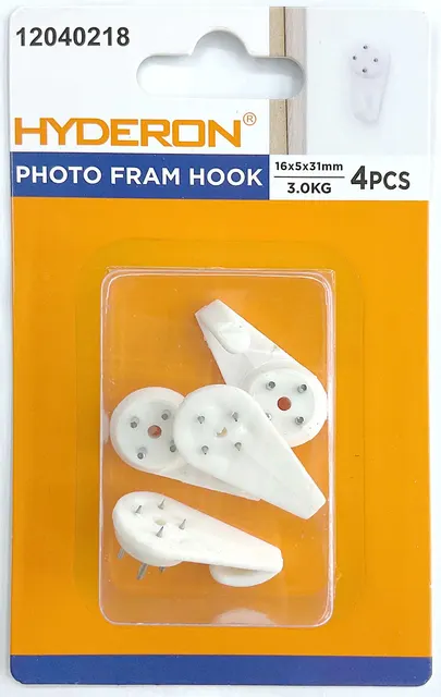 Clavos para marcos, 16 × 5 × 31 mm, 4 piezas