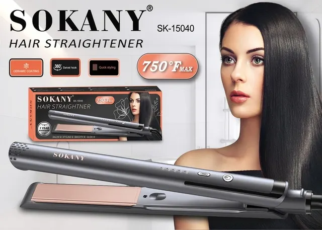 Plancha de pelo, 110 V, modelo SK-15040